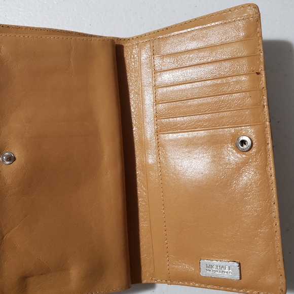 Michael kors vintage brown leather studs wallet - Picture 8 of 9